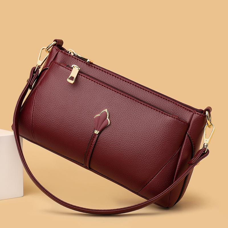 Women's bag 2025 new middle-aged mother small square bag multi-compartment underarm bag versatile fashion shoulder messenger bag