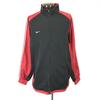 Made in Japan TEAM NIKE Jersey Jacket Men XL Black Red Zip Up Blouson Outer Jumper cBH674(USED)