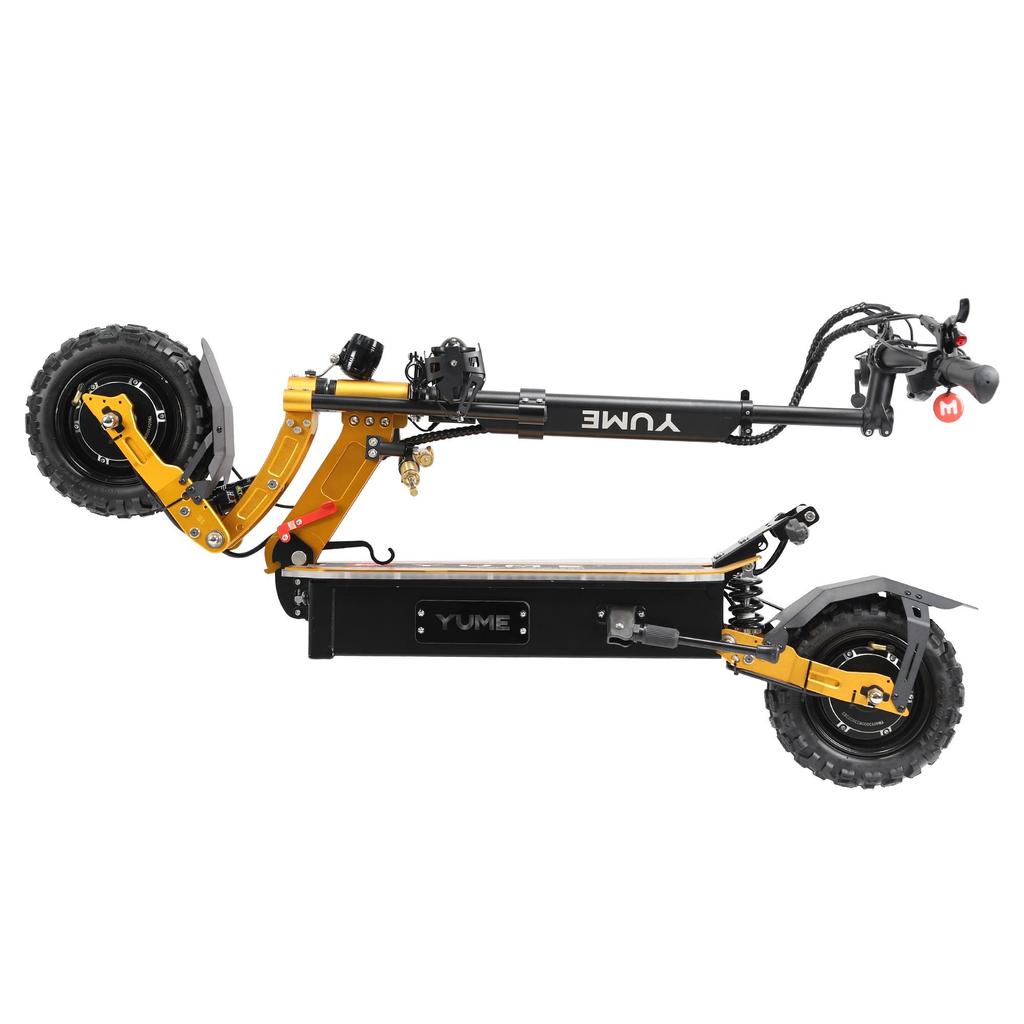 YUME X11+ Patinete Eléctrico Todoterreno 3000W*2 Motores Duales Batería 60V 27Ah