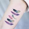 Under Breast Shoulder Body Legs Arm Water Transfer Butterfly Black Rose Flower Tattoo Sticker