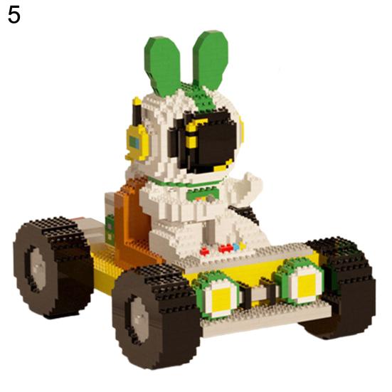 1 Set Building Blocks Cute Outer Space Spaceman Mars Rover Mini Bricks Gifts Science Toys