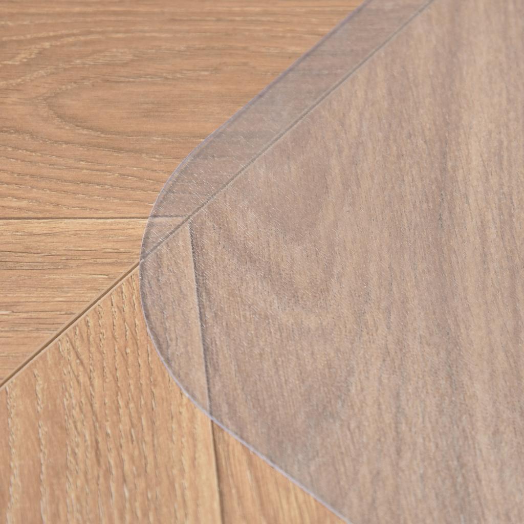 Floor Mat, Office Chair, for Carpet, 90 x 120 cm, Transparent