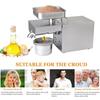 Peanut/Olive Oil Maker Use Sesame/Almond/Walnut Household Oil Presser 304 Stainless Steel Oil Press Machine