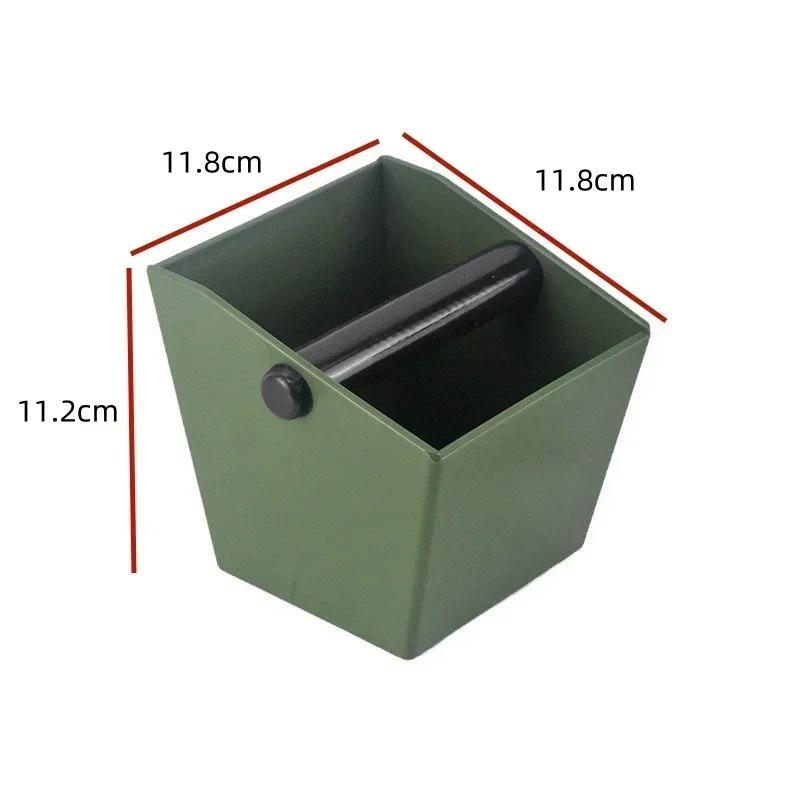 Cutie pentru reziduuri de cafea ABS de 800 ml, recipient pentru deșeuri espresso pentru zaț de cafea, cu bară de lovire detașabilă, cutie de lovire, accesorii pentru aparate de espresso pentru baristi