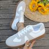 Spring and Autumn New Style Round Toe Soft Soled Casual Shoes Fashionable and Comfortable White Shoes Sports Shoes for Women