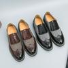 2025 Plus Size Pointed Toe Leather Brogues: Versatile European Style Formal & Casual Men's Shoes