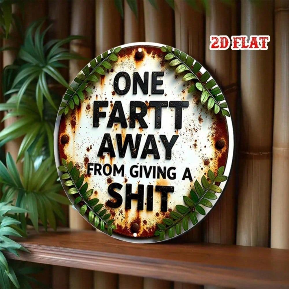Metal Tin Sign 8x8 Inch Retro Wall Plaque Funny Saying for Home Garage Bar