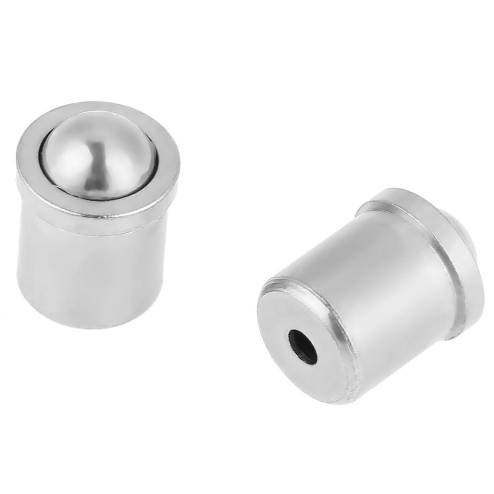 10pcs Smooth Surface Ball Spring Plunger No Step Design Ball Catch Latch For Door Cupboard