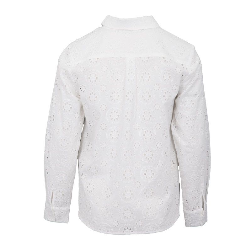 Clodia White English Embroidery Blouse for Women by LA PETITE ETOILE