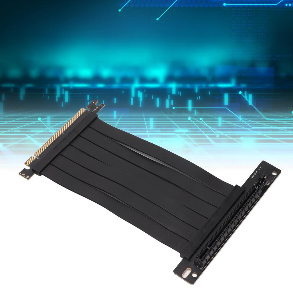 PCI E Extension Cable 15cm 128Gbps High Speed PCI E X16 3.0 Riser Card for Graphics Card Sound Card   Card
