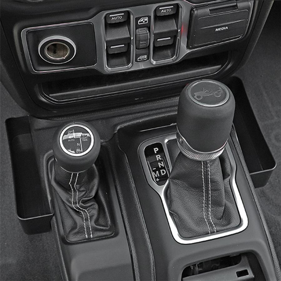 For Jeep Wrangler JL Gear Shifter Console Side Organizer Storage Box 2018-2021
