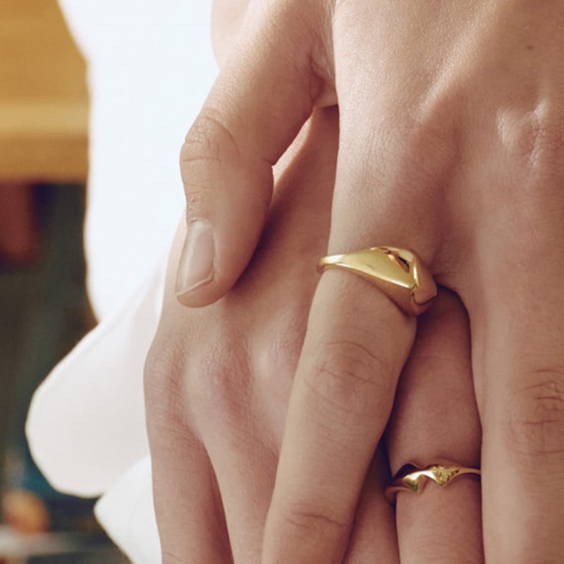 YUSOWA DUNE BOLD RING (GOLD)