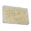 150Pcs Cute Paper Clips Heart Shaped Style Exquisite Electroplated Anti Slip Fancy Paperclips for