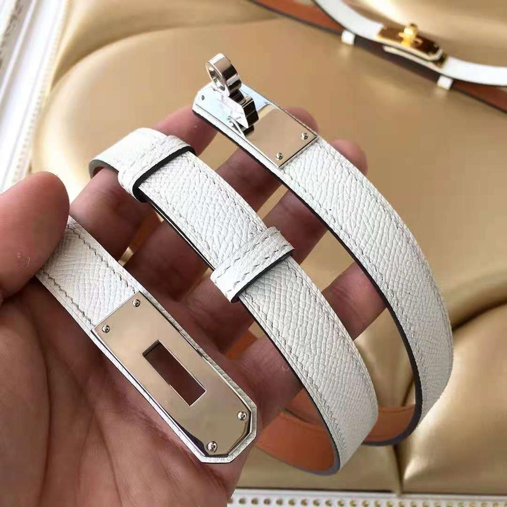 Double-Sided Head Layer Cowhide Belt Women's Fashion All-Match Four Seasons Recommended Clothes Accessories Free Size