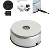 Elegant 110v-220v 3d Crystal Laser Display Light Base Stand Featuring Stylish Rotating Led Night Light Adapter