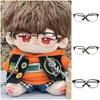 Ellipse 20cm Doll Glasses 8.5 CM Cotton Doll Eyeglasses  Cotton Stuffed Doll