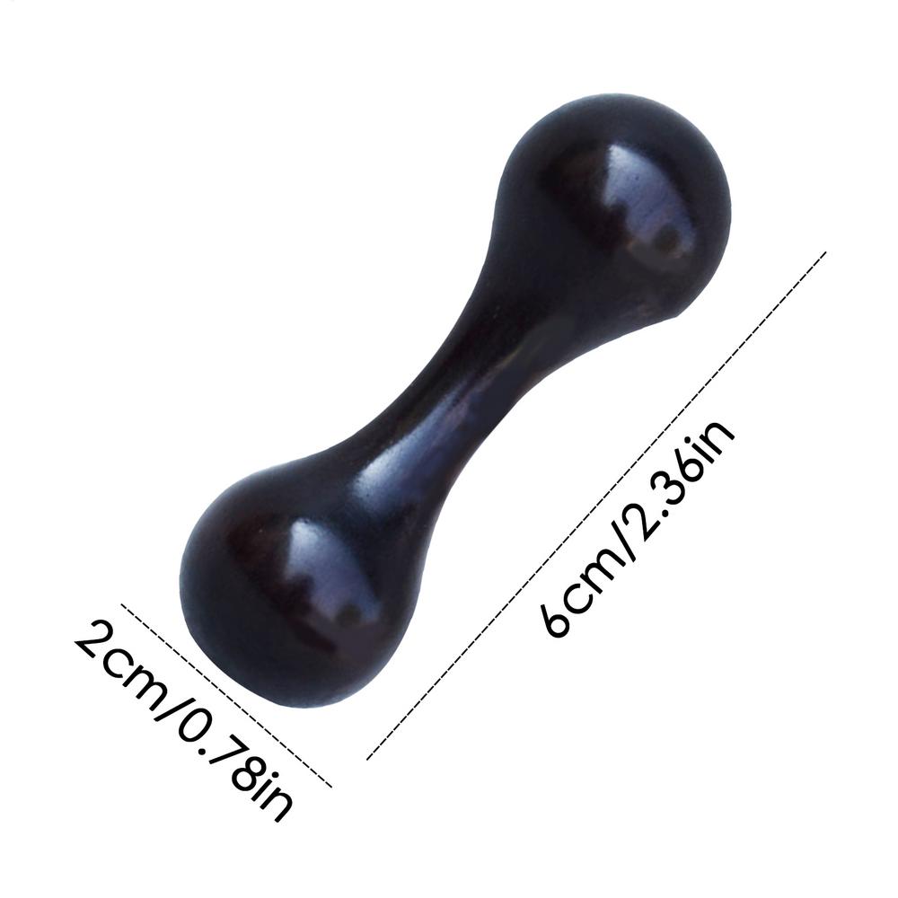 Wooden Finger Bone Toys Rotating Polishing Hand Spinner Dumbbell Rosewood Ebony Decompression Toy Gifts