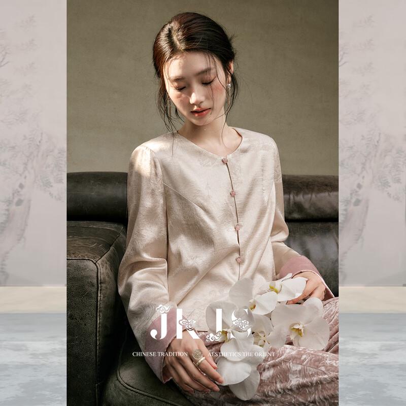 

JK&JS Acetate Jacquard New Chinese Style Jacket XL