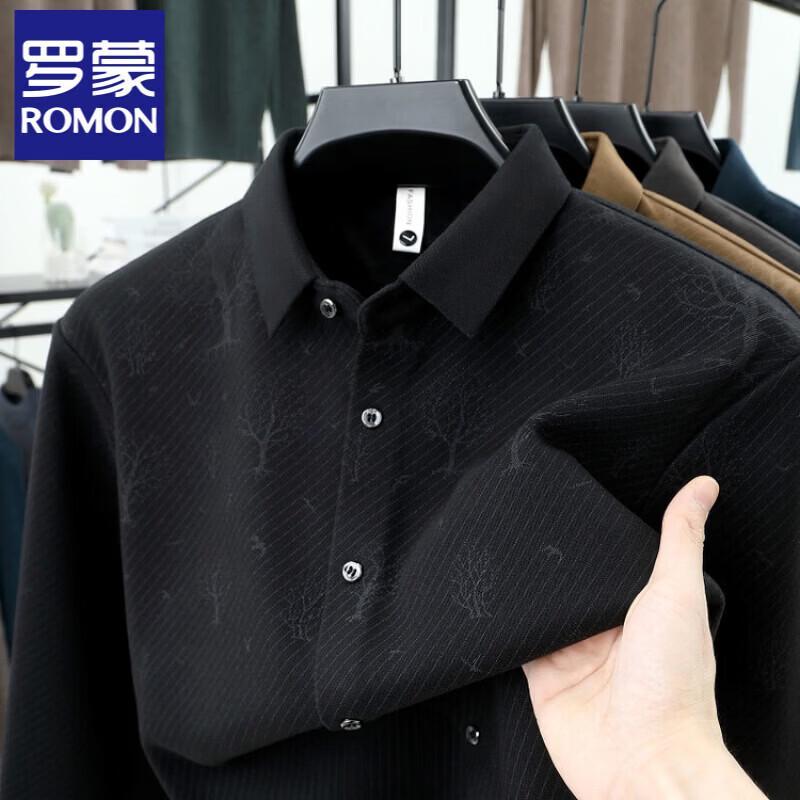 Romon Men s Everyday Tops L