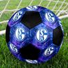 SIZE 5 FC Schalke 04 Soccer Ball Colorful All Ages Machine Stitched PVC Competition Ready Durable High-Bounce