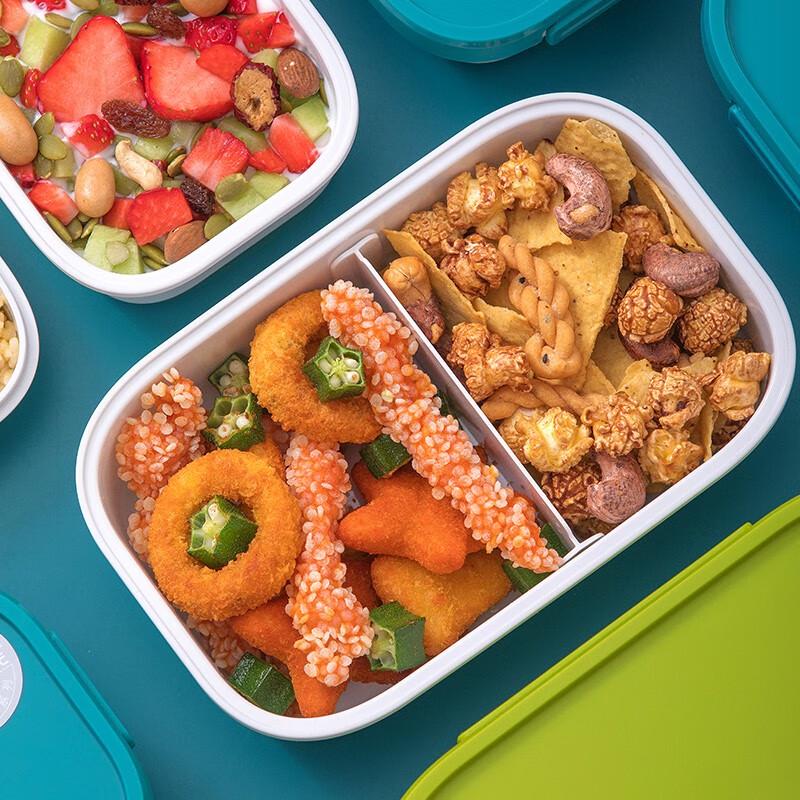 Camellia Double-Layer Divided Fresh-Keeping Lunch Box