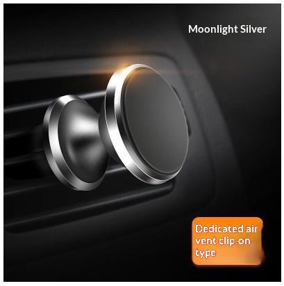 Metal Magnetic Car Phone Mount 360° Rotatable Strong Magnet Holder Easy Install Universal for All Mobile Phones Daily Use