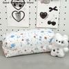 Multifunctional Stationery Bag Canvas Star Pen Bag Large Capacity Pencil Case Portable Cosmetic Bag Clutch Bag Gifts