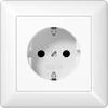 Jung Simple Insert Socket 2P+T Alpine-white AS1520KIWW 1 Pc(s)