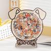 Cat Shaped Puzzle Dog Bear Wooden Jigsaw Puzzle Macaron Colored Puzzle Toy