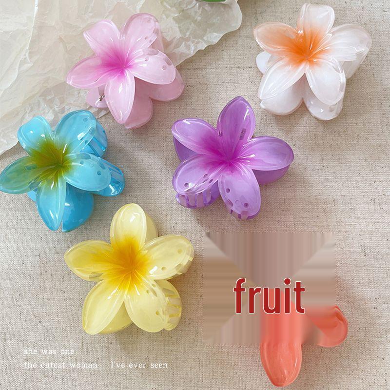 Kreuz Hibiskus Krallenclip 2024: Elegantes High-End-Haaraccessoire für Damen für Dutt & Große Frisuren