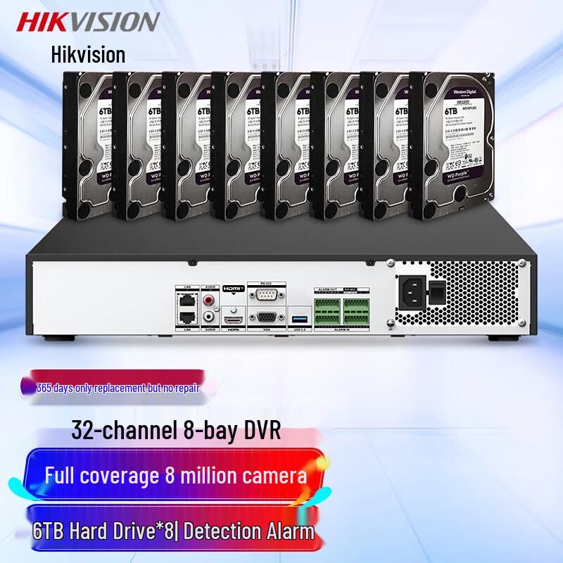 

Hikvision 32-Channel 8-Bay 8MP Network Video Recorder