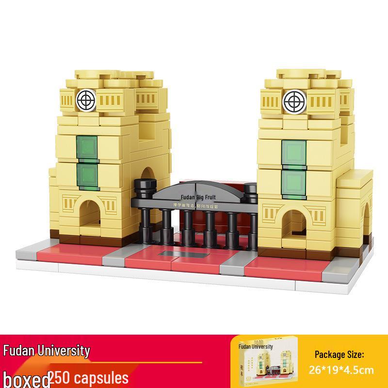 2025 Street Scene Lego-Compatible Architecture Model: Educational Assembly Toy for Kids and Boys