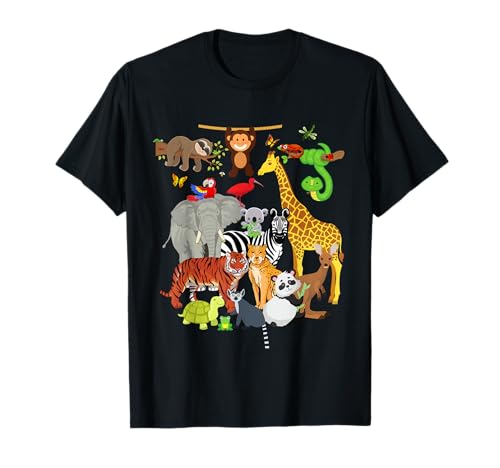 Zoo, animals, wild animals, birthday party, zoo, 26th, animal, T-shirt