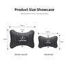 Car Leather Headrest Seat Waist Cushion Lumbar Pillow For Lexus F-SPORT ES RX NX LS UX LM LX GX LC RZ IS CT GS RC HS SC TX LBX