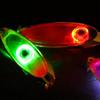 Bass Spoon LED Lure Light Attracting Fish Deep Drop Underwater Flash Lamp Fluorescent Eye Shape Fishing Squid Night Fishing