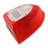 Sound and Light Alarm Solar Or DC Charging Induction Audible Visual Alarm Deterrent Device for Home