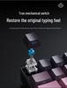 61-Key Backlit Bluetooth Wireless Mechanical Keyboard with Blue/Red Switches