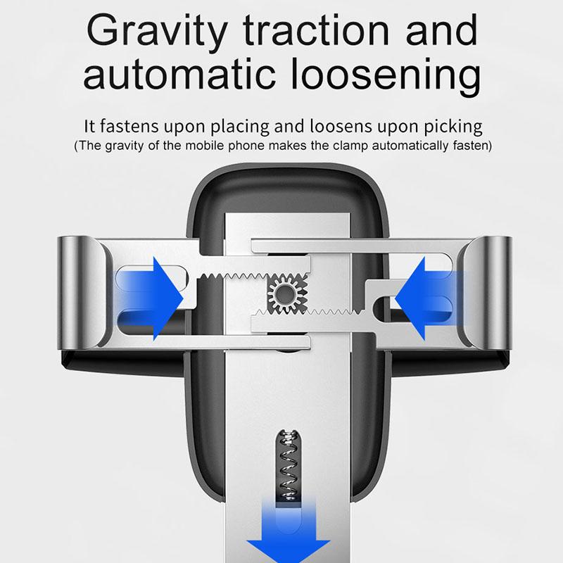 Baseus Schwerkraft Auto Handyhalter Halterung Smartphone Auto Halterung CD-Schlitz Halterung Handyhalter für Auto Ladefunktion