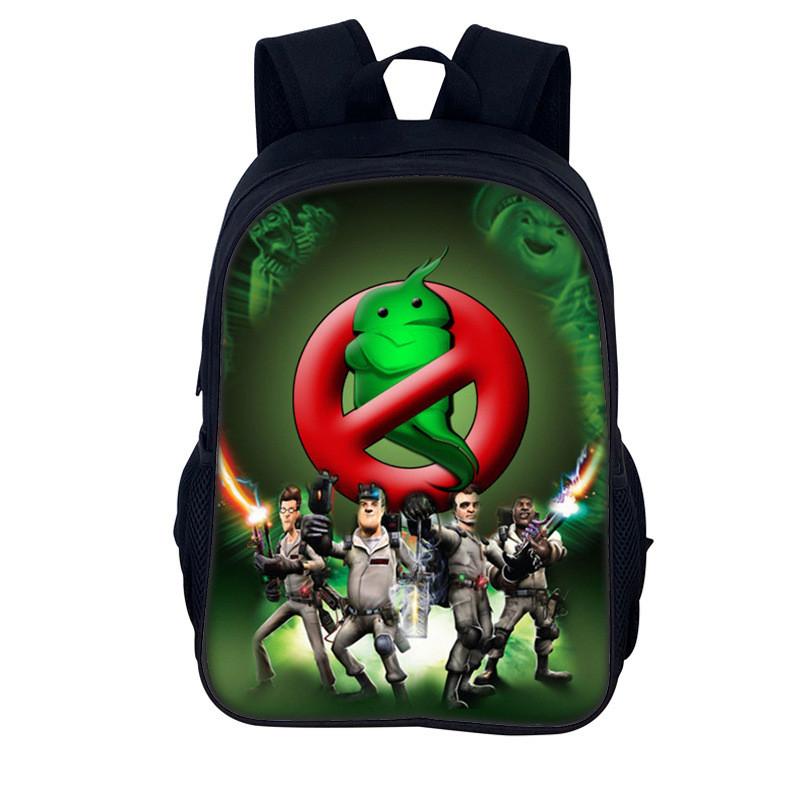 Ghostbusters 3d Print Kids Backpack With Nylon Material For School And Daily Use