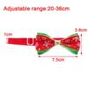 Cute Xmas Grooming Bowknot Collar Dog Bow Tie Cat Choker Pet Christmas Necktie