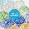 [Glittery Bouncing Balls] 20pcs Colorful Glittery Bouncing Balls-Assorted Rubber Party Favors,27mm Sparkling Multi-Colored Balls