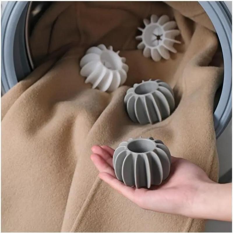 5/10pcs Laundry Ball Reusable Silicone Clothes Hair Cleaning Tools Pet Hair Remover Washing Machine Cat Hair Catcher Laundry Ball