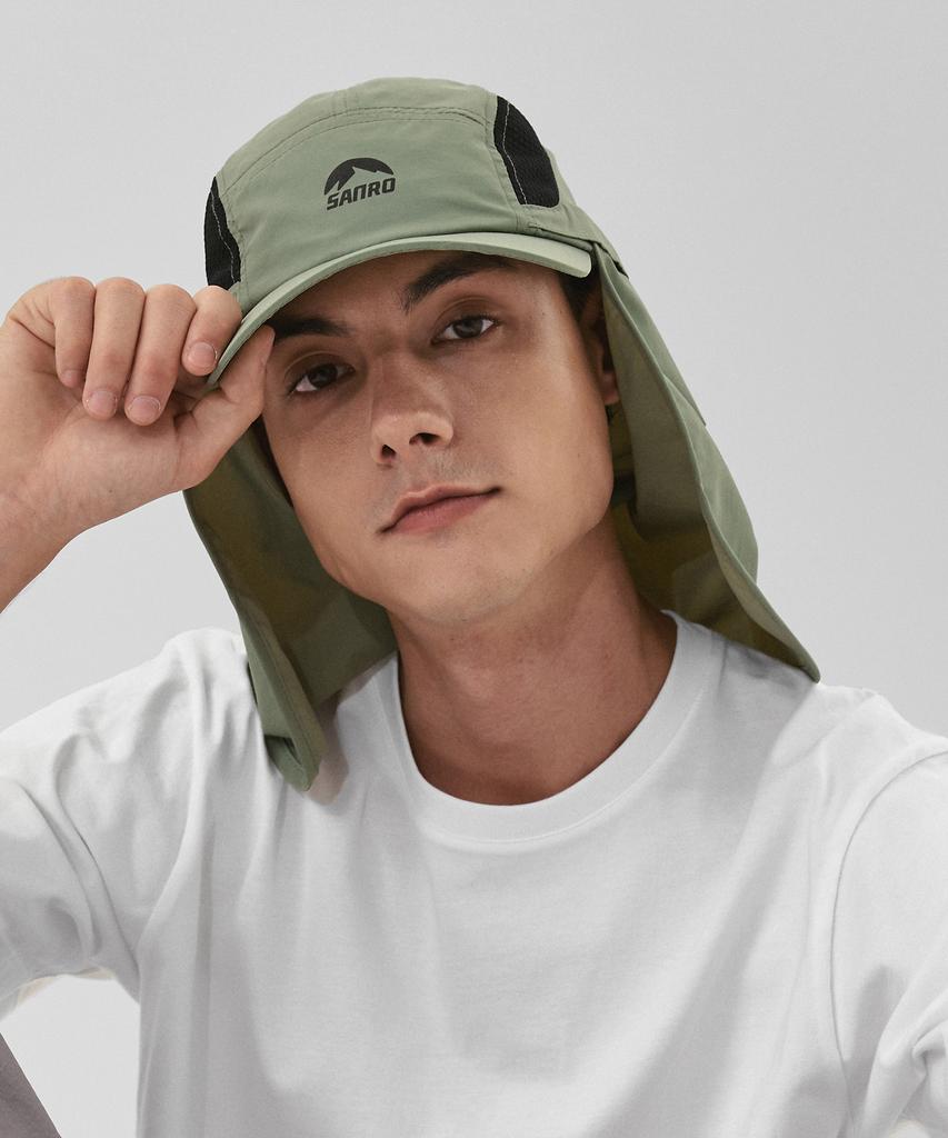 Sanlo [Unisex] Sunshade Nylon Ball Cap - Khaki