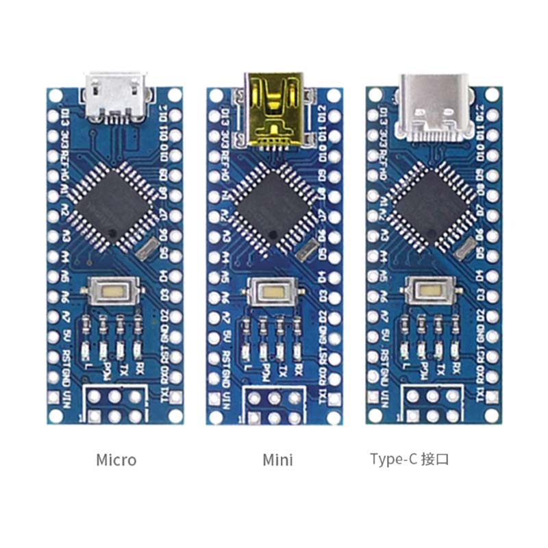 Mini / Type-C / Micro USB Nano 3.0 Cu controler Nano compatibil cu bootloader pentru driver USB Arduino CH340 16Mhz ATMEGA328P