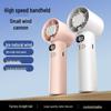Portable USB Rechargeable Mini Fan with Digital Display - Long-lasting Strong Wind for Outdoors
