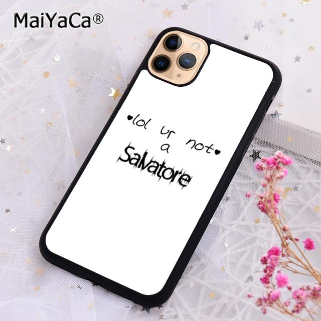 MaiYaCa Vampire Diaries DAMON Stefan Salvatore Phone Case For iPhone 17 Air 16 16e 15 14 Plus 11 12 13 Pro Max Cover Coque