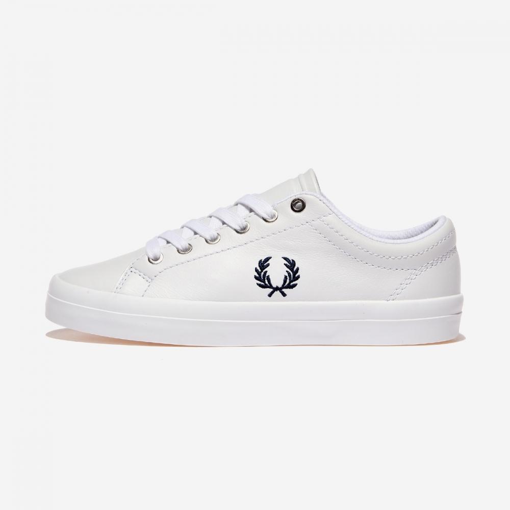 

Fred Perry Baseline Leather B7311 Белый Французский Темно-синий 200 220