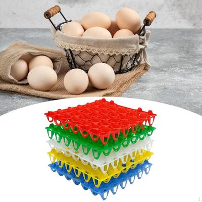 30 Grid Egg Cartons Space Saving Portable Holder for Fridge Shelf Refrigerator Long