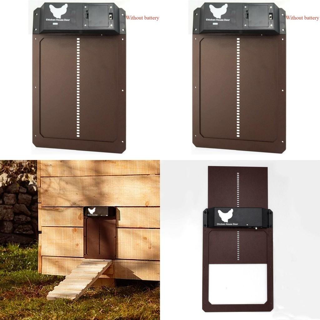 Light-sensing Automatic Chicken Coop Door For Effortless Poultry Care