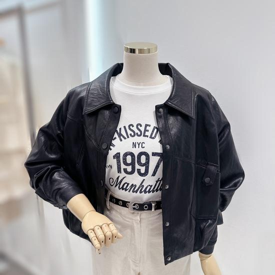 

ab.f.z Vintage Leather Jacket M